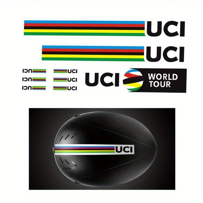 Cycling Gear Sale - 9 conjunto de adesivos campeão arco-íris