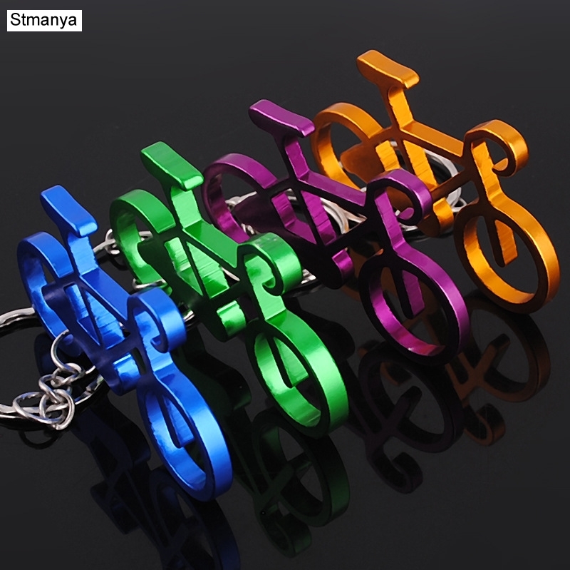 Yellow Cycling Gear - Novo chaveiro de metal das mulheres