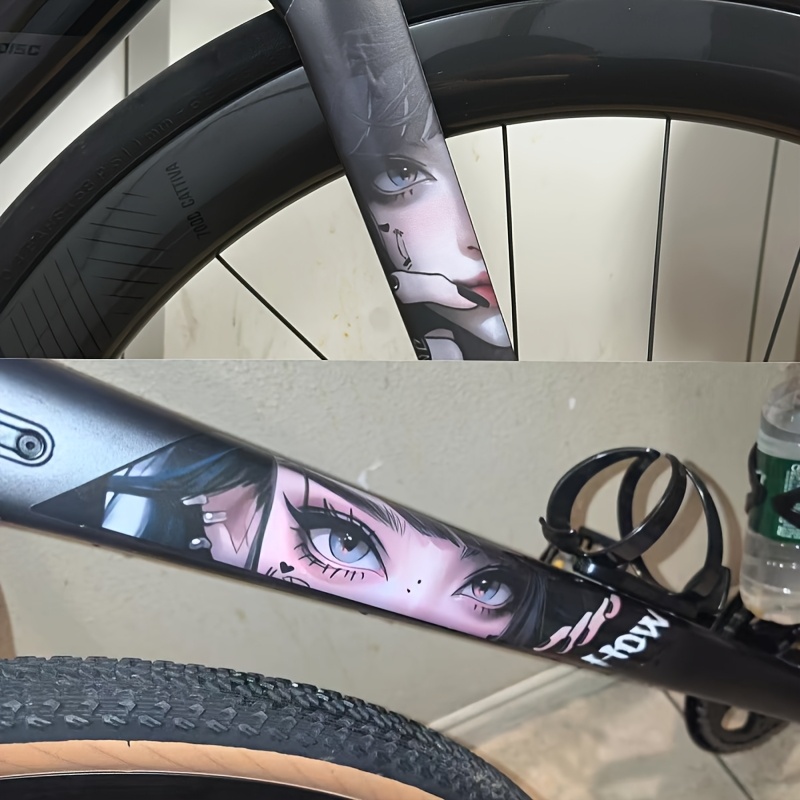 Cycling Gear Sale - Adesivo de Menina Anime Espreitando, Decalque