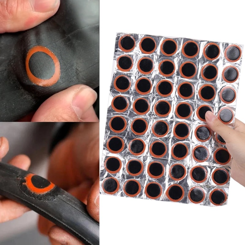 Bicycle Repair Kit - 48 pçs remendos de punctura de