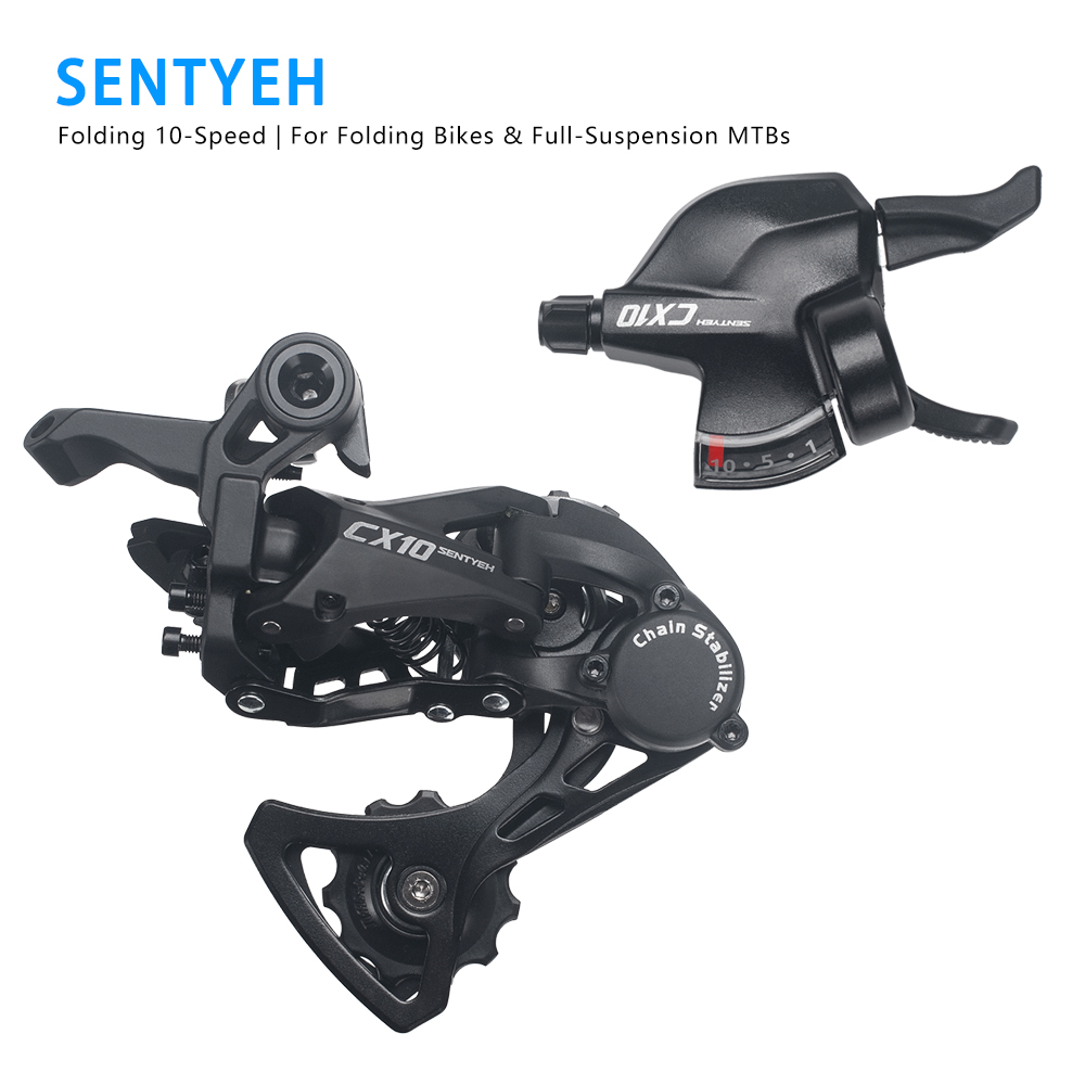 Cycling High Gear - Câmbio Traseiro SENTYEH para Bicicleta de