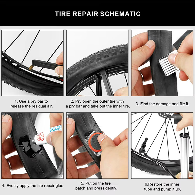 Kit de reparo de pneus de bici - Bicycle Repair Kit avaliação e preço
