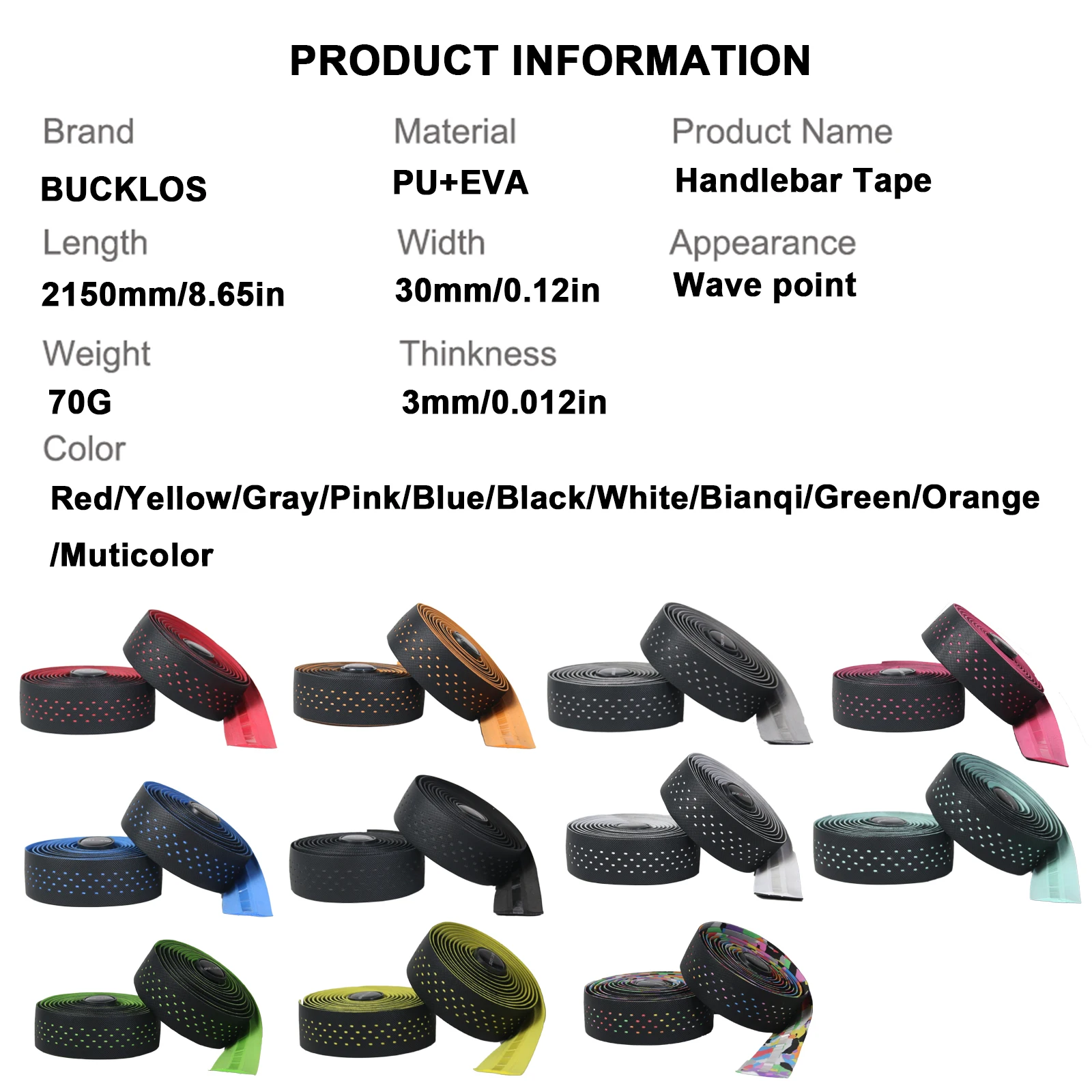 Bucklos fita profissional para - Bike Handlebar Tape avaliação e preço