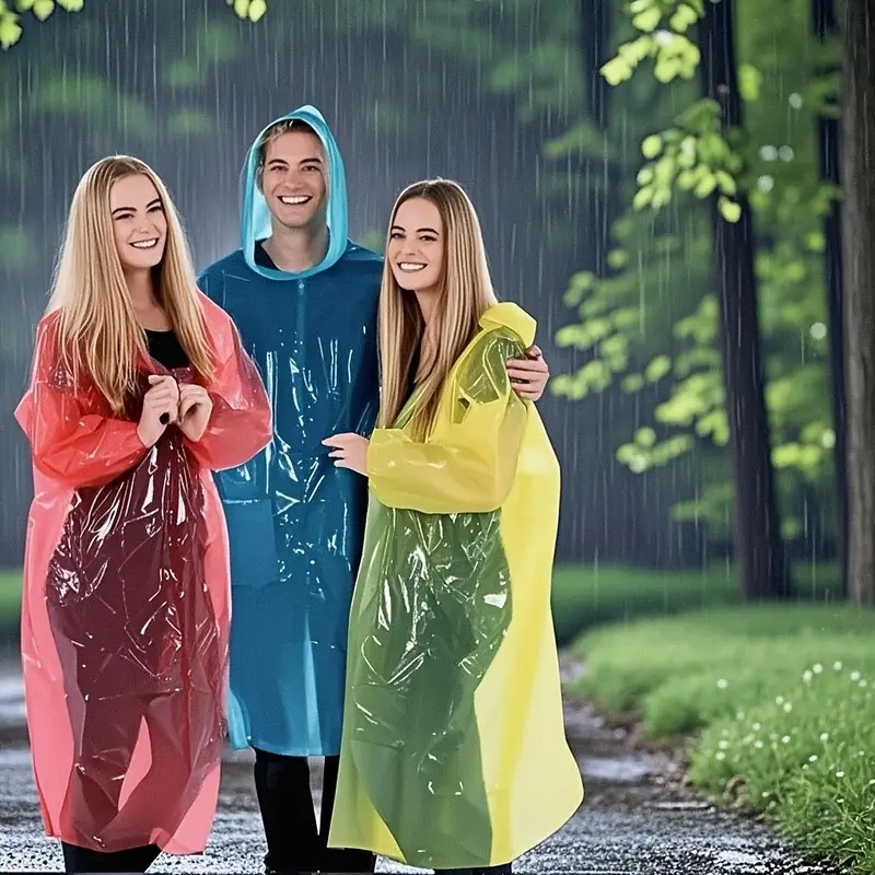 Poncho de chuva transparente d - Yellow Cycling Gear avaliação e preço