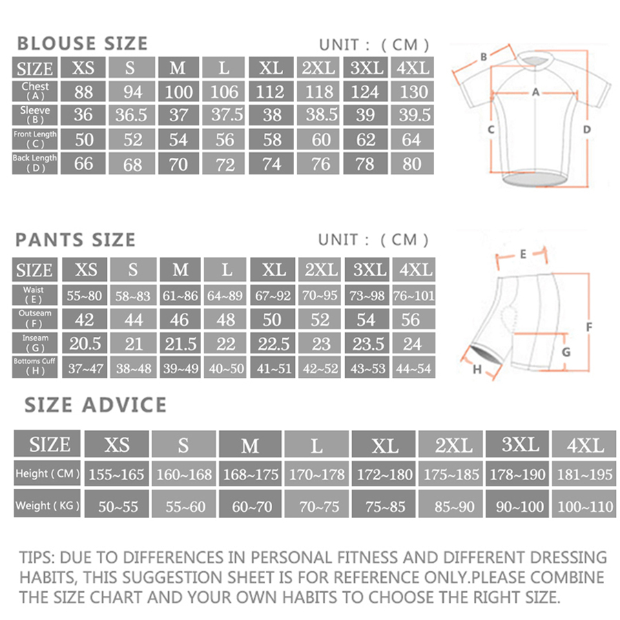 Rvouei conjunto de camisa de c - Cycling Gear Sale avaliação e preço