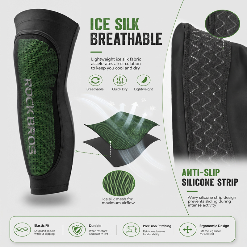 ROCKBROS-Sport Leg Warms Kneep - Gear In Cycling avaliação e preço