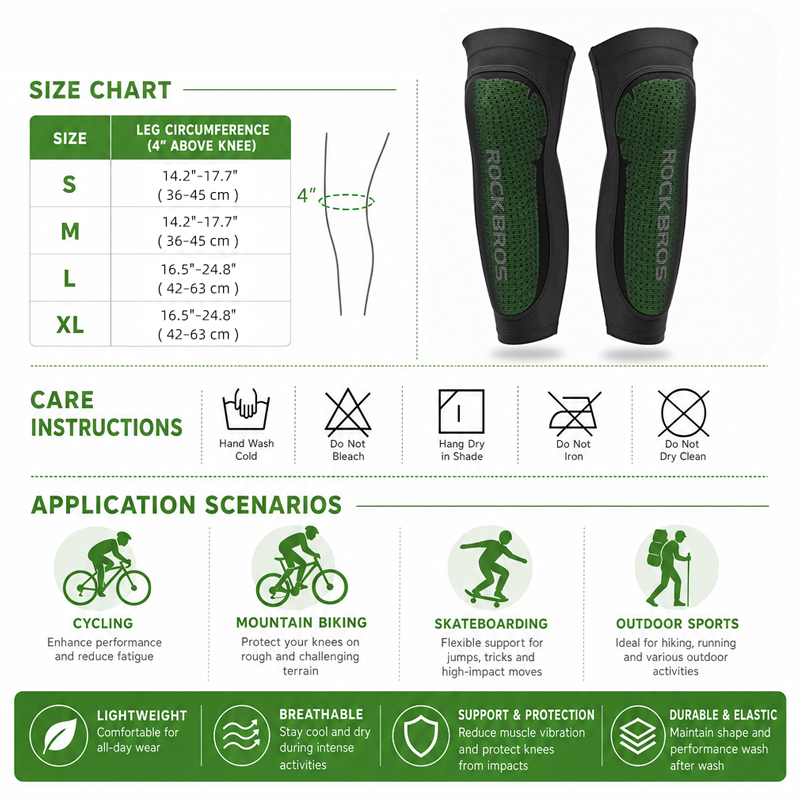 ROCKBROS-Sport Leg Warms Kneep - Gear In Cycling avaliação e preço