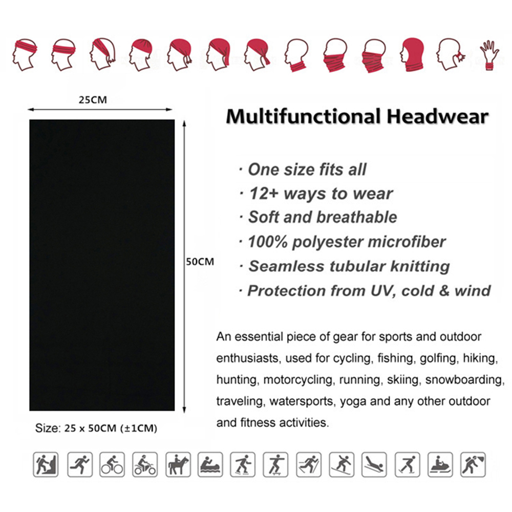 Bandanas de cor sólida sem cos - Gear In Cycling avaliação e preço