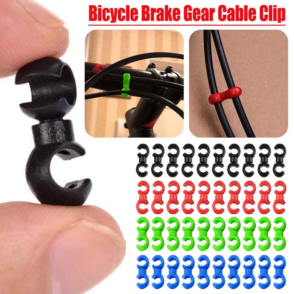 10 Peças de Clipe Guia de Cabo - Cycling Gear Guide avaliação e preço