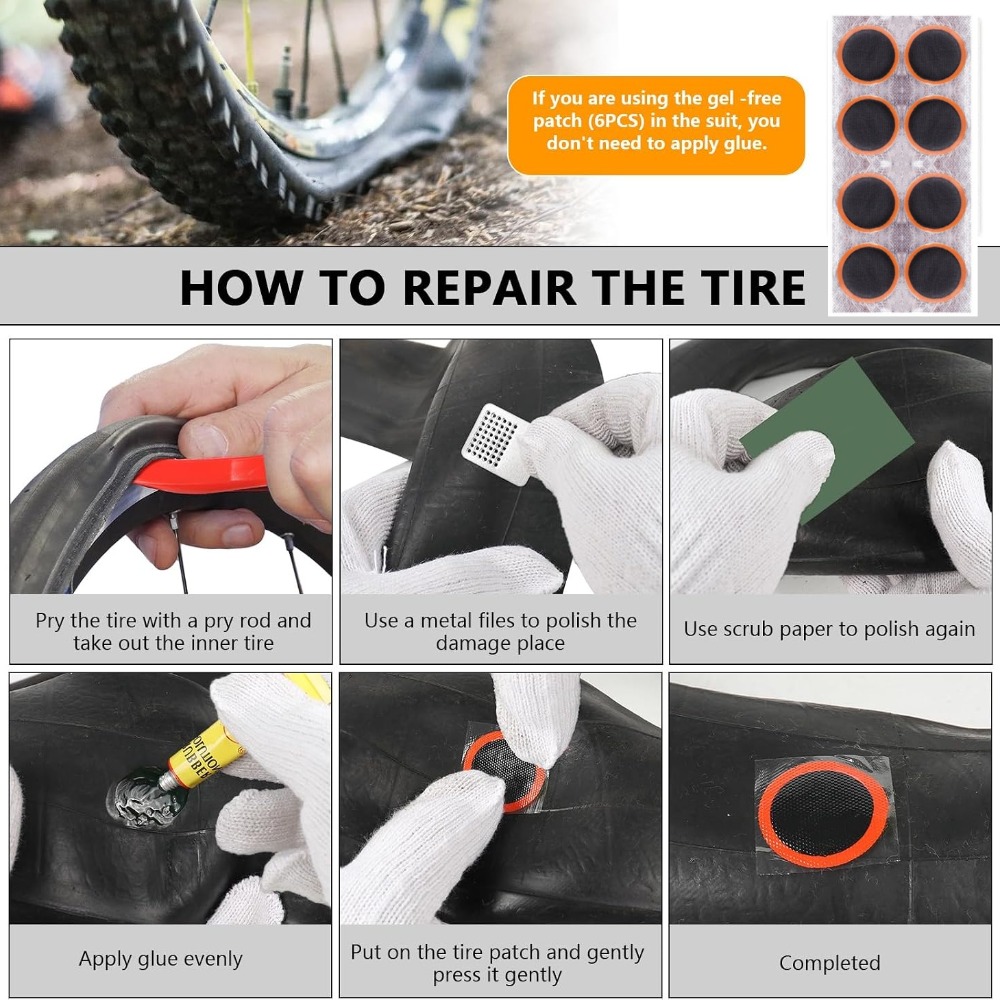 Kit de Reparo de Pneus de Bici - Bicycle Repair Kit avaliação e preço