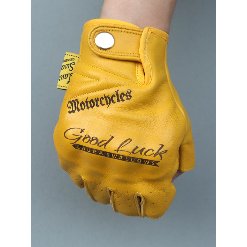 Luvas de Motocicleta de Couro  - Yellow Cycling Gear avaliação e preço