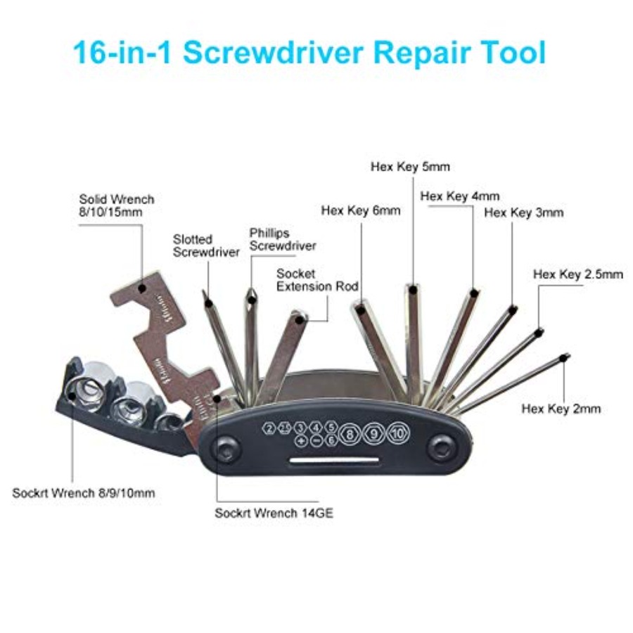 Kit de Reparo de Bicicleta Con - Bicycle Repair Kit avaliação e preço